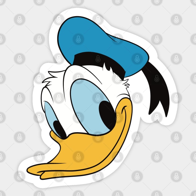 Cheeky Donald Sticker by liquidsouldes